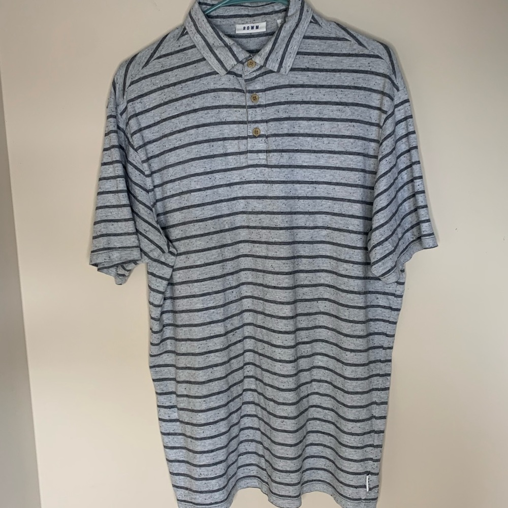 ROWM Striped Polo
